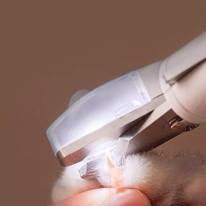 Professional Pet Nail Clipper Scissors Pet Dog Cat Nail Toe Claw Clippers Scissor LED Light Nail Trimmer for Animals Pet